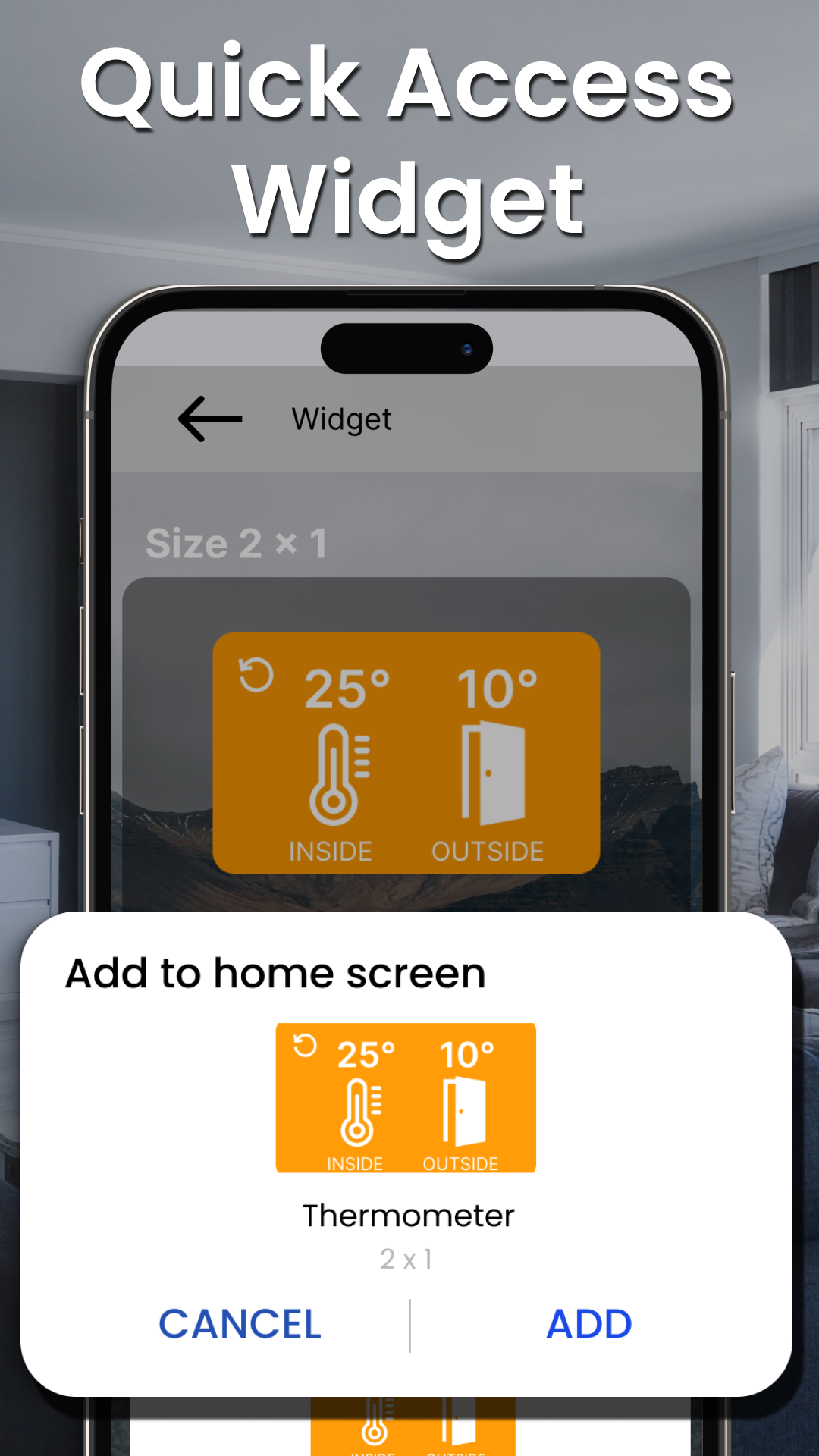 Free Thermometer App for iPhone & Android | Room Temperature & Indoor ...
